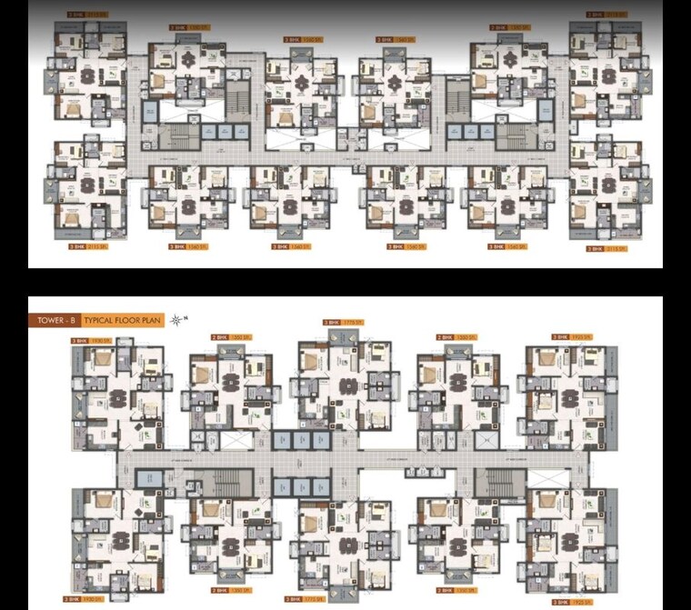 Master Plan, mallampet 2 Bedroom 1365 Sq.Ft. Apartment In Mallampet Hyderabad 10264216