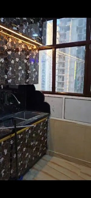 Kitchen in 3 BHK Apartment at Kbnows Apartment, Sector 16 Greater Noida – for Rent