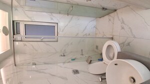 Bathroom in 2 BHK Apartment at Aurum Q Residences, Ghansoli – for Rent