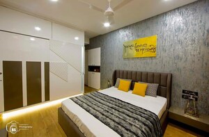 Bedroom in 2 BHK Apartment at Shree Riddhi Siddhi Sumukh Hills, Kandivali East – for Rent