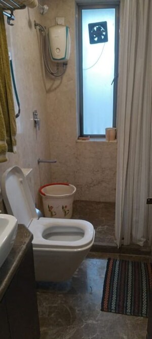 Bathroom in 3 BHK Apartment at Yash 5 Diamond Garden, Chembur – for Rent