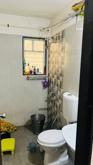 Bathroom in 1.5 BHK Apartment at Bramha Skycity Apartment, Dhanori – for Rent