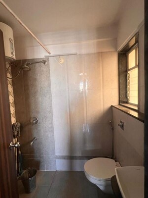 Bathroom in 1.5 BHK Apartment at Bramha Skycity Apartment, Dhanori – for Rent