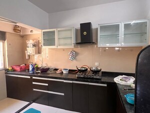 Kitchen in 1.5 BHK Apartment at Bramha Skycity Apartment, Dhanori – for Rent