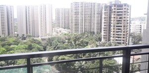 Balcony in 3 BHK Apartment at Wadhwa The Address Boulevard, Ghatkopar West – for Rent