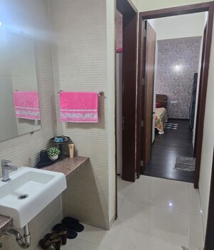 Bathroom in 3 BHK Apartment at Paradise Sai World Empire, Kharghar – for Rent