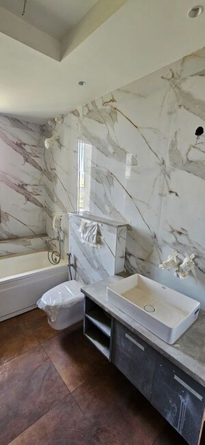 Bathroom in 1 RK Builder Floor at Kohli One Malibu Town, Sector 47 – for Rent