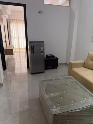 Living Room in 1 RK Builder Floor at Kohli One Malibu Town, Sector 47 – for Rent