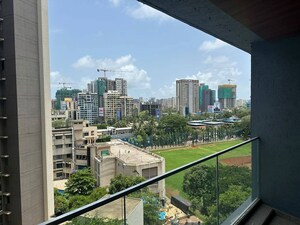 Balcony in 3 BHK Apartment at Rustomjee Oriana, Bandra East – for Sale