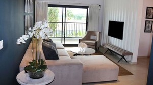 Living Room in 2 BHK Apartment at Sobha City Gurgaon, Sector 108 – for Sale