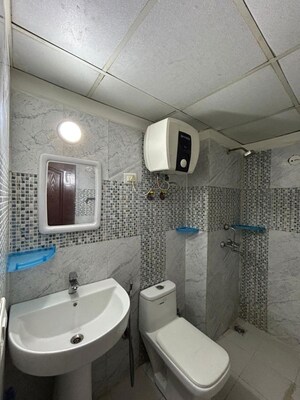 Bathroom in 3.5 BHK Apartment at Aims Golf Avenue I, Sector 75 – for Rent