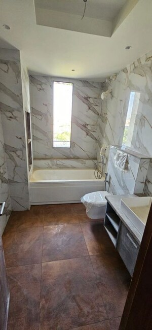 Bathroom in 1 RK Builder Floor at Kohli One Malibu Town, Sector 47 – for Rent