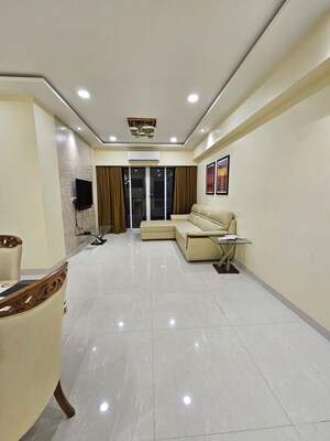Living Room in 4 BHK Apartment at Sunteck Signia High, Borivali East – for Sale