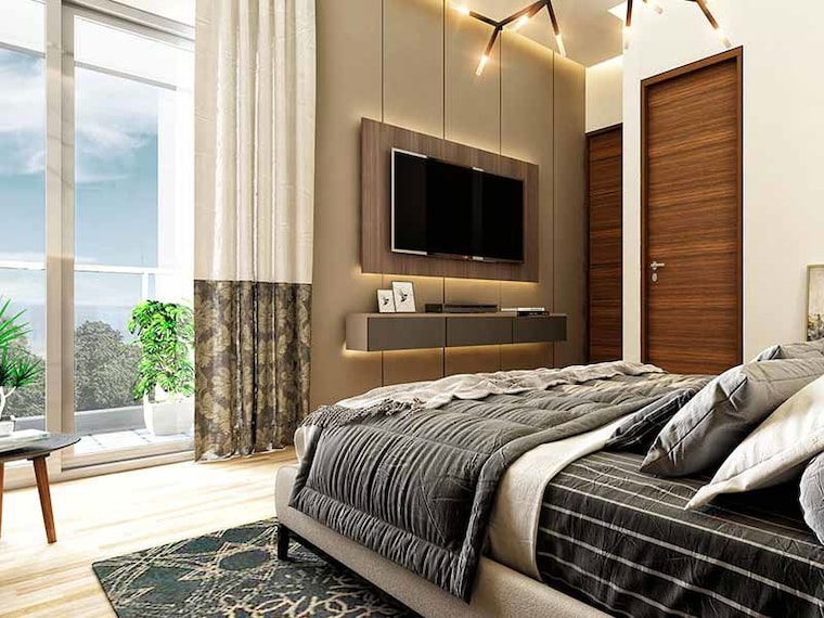 Bedroom, goel-ganga-serio 2 Bedroom 1250 Sq.Ft. Apartment In Kharadi Pune 10265034