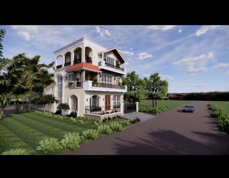 Exterior View, dlf-hyde-park 6 Bedroom 4000 Sq.Ft. Villa In South Mullanpur Chandigarh 10265154