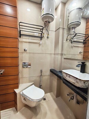 Bathroom in 1 BHK Builder Floor at Kohli One Malibu Town, Sector 47 – for Rent
