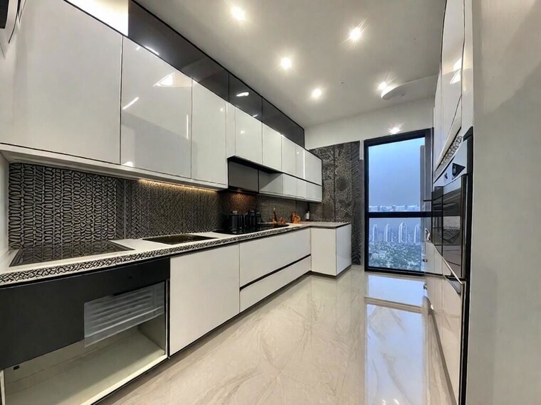 Kitchen, techno-aakasa 3 Bedroom 1345 Sq.Ft. Apartment In Worli Mumbai 10265162