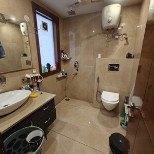 Bathroom in 1 RK Builder Floor at Kohli One Malibu Town, Sector 47 – for Rent