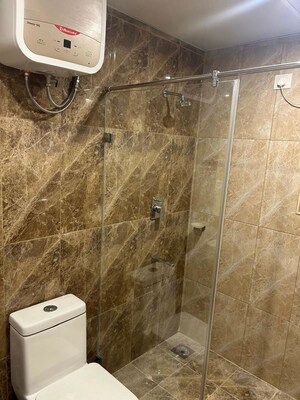 Bathroom in 3 BHK Apartment at Shriram Luxor, Hennur Road – for Rent