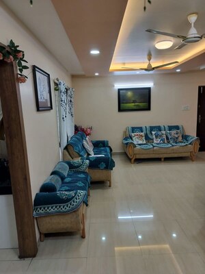 Living Room in 3 BHK Apartment at Mittal Brothers Whistling Palms, Wakad – for Sale