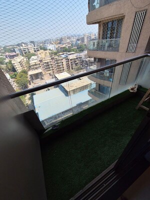 Balcony in 3 BHK Apartment at Runwal Symphony, Santacruz East – for Rent