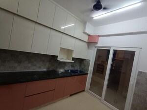 Kitchen in 3 BHK Apartment at Purvanchal Royal City, Chi V Greater Noida – for Rent