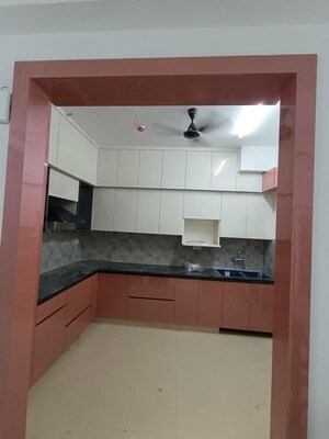 Kitchen in 3 BHK Apartment at Purvanchal Royal City, Chi V Greater Noida – for Rent