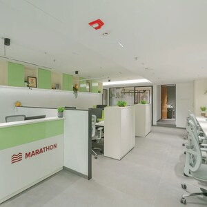 Team Area in  Office Space at Marathon Futurex, Lower Parel – for Rent