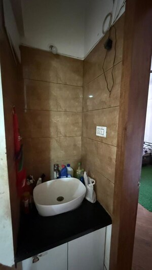 Bathroom in 2 BHK Apartment at Swaraaj Paradise, Pimple Saudagar – for Rent