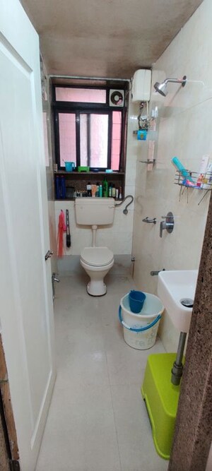 Bathroom in 2 BHK Apartment at Kartar Bhavan, Colaba – for Sale
