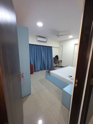 Balcony in 3 BHK Apartment at Tirath Apartment, Vile Parle West – for Rent