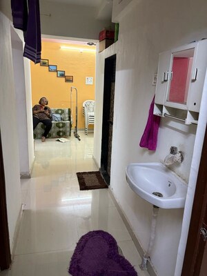 Bathroom in 1 BHK Apartment at Mangeshi Shrishti, Kalyan West – for Sale