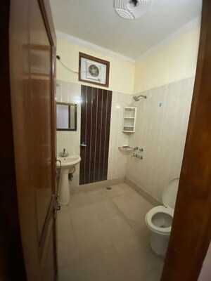 Bathroom in 2 BHK Builder Floor at Malviya Nagar – for Rent
