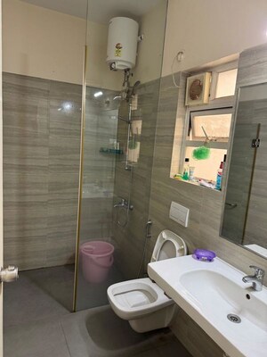 Bathroom in 3 BHK Apartment at Vascon Forest County, Kharadi – for Rent