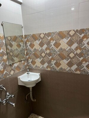 Bathroom in 1 BHK Apartment at Riddhi Gardens CHS, Malad East – for Rent