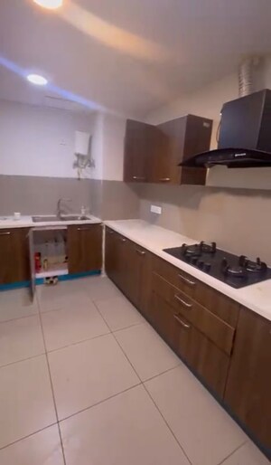 Kitchen in 3 BHK Apartment at Ireo The Corridors, Sector 67a – for Rent
