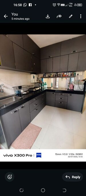 Kitchen in 3 BHK Apartment at Bhoiwada – for Rent