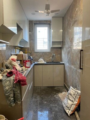 Bathroom in 2 BHK Builder Floor at Malviya Nagar – for Rent