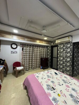 Bedroom in 2.5 BHK Apartment at Keshav Kunj II, Sanpada – for Rent