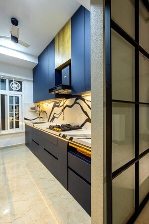 Kitchen in 2 BHK Apartment at Dhaval Sunrise Charkop, Kandivali West – for Sale