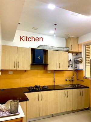 Kitchen in 3 BHK Apartment at Supertech Cape Town, Sector 74 – for Rent