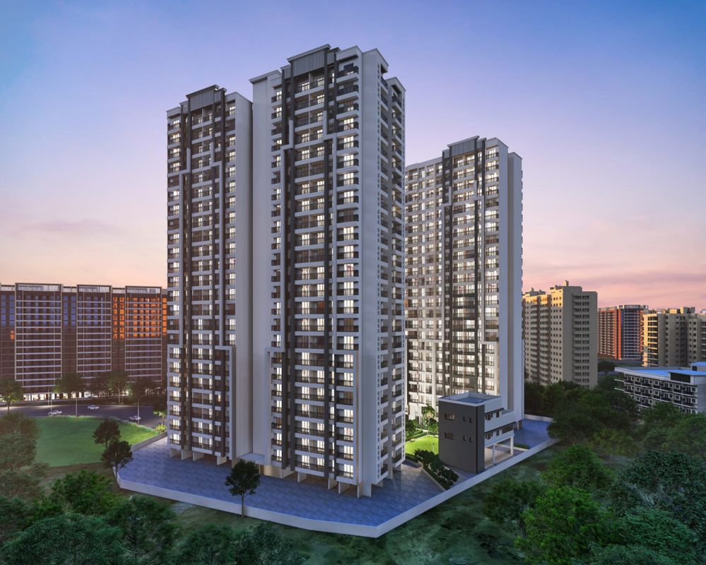 1 BHK + Pooja Room Apartment For Sale in Shripal Shakti CHS
