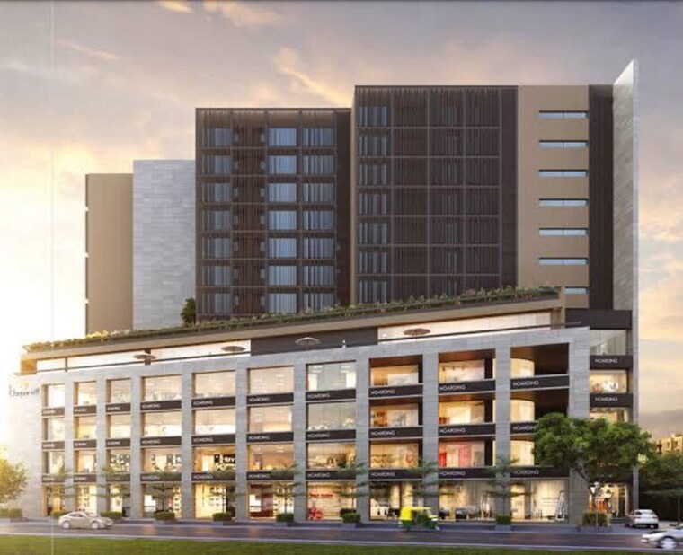 Exterior View, binori-b-square-3 Commercial Office Space 1500 Sq.Ft. In Bodakdev Ahmedabad 10266670
