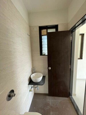 Bathroom in 1 BHK Apartment at Velocity Hill Spring, Ghodbunder Road – for Rent