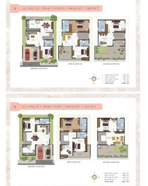 Floor Plan in 2 BHK Villa at Bidadi – for Sale