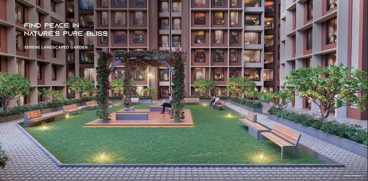 Garden, experion-the-heart-song 3 Bedroom 1283 Sq.Ft. Apartment In Sector 108 Gurgaon 10267188