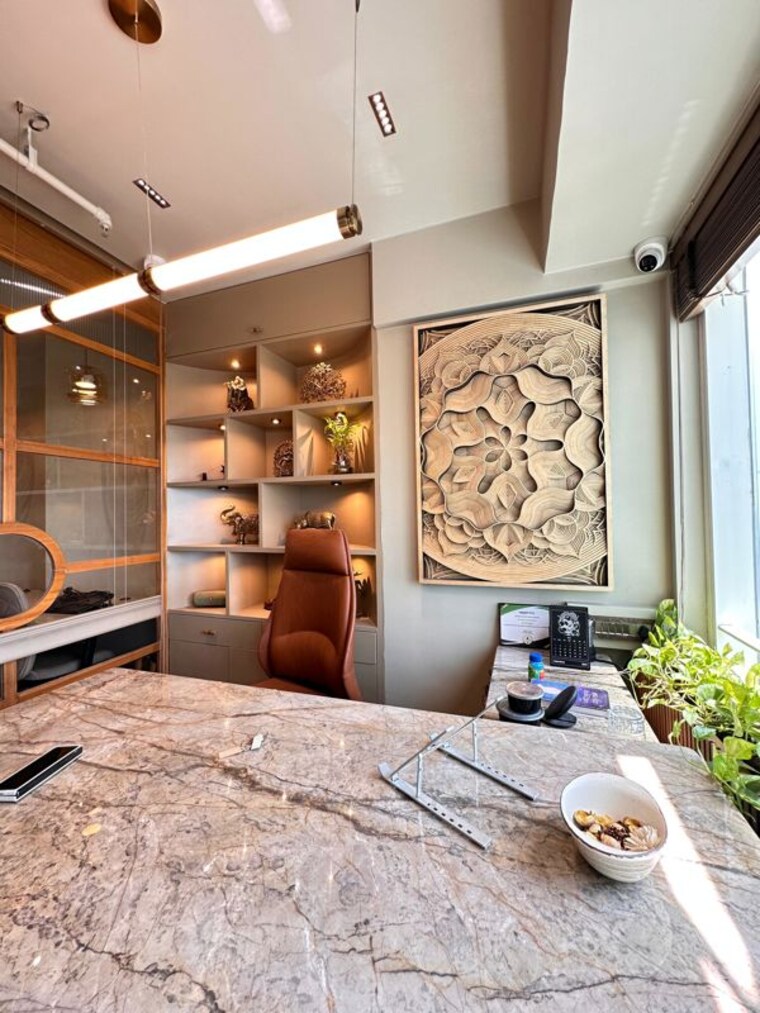 Living Room, navratna-corporate-park Commercial Office Space 825 Sq.Ft. In Ashok Vatika Ahmedabad 10267196
