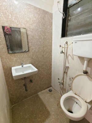 Bathroom in 1 BHK Apartment at Rosa Classique, Kasarvadavali – for Rent