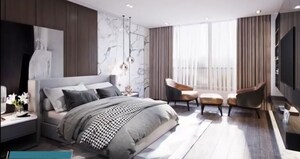 Bedroom in 3 BHK Apartment at Mahalaxmi Nagar – for Sale