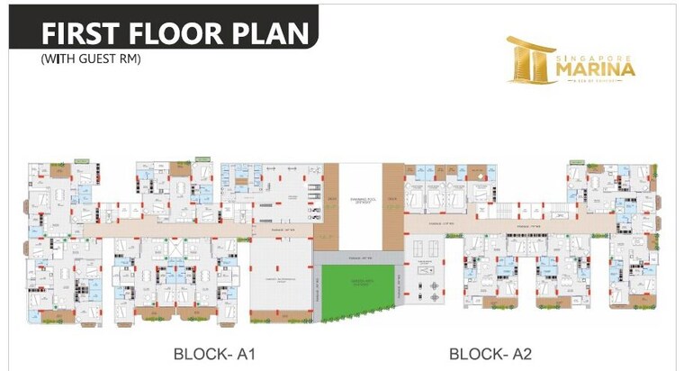 Master Plan, mahalaxmi nagar 3 Bedroom 1305 Sq.Ft. Apartment In Mahalaxmi Nagar Indore 10267217